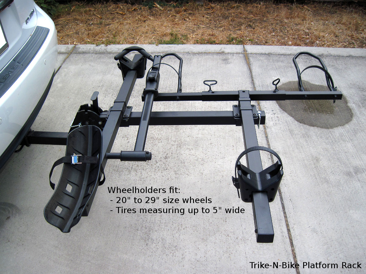 Trike-N-Bike platform rack side view